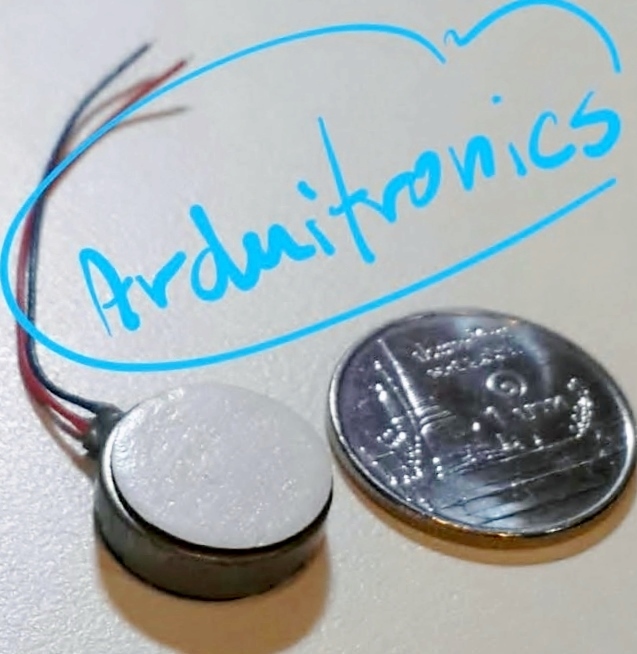 Coin Vibration Motor (ขนาด 12 x 3.4mm)