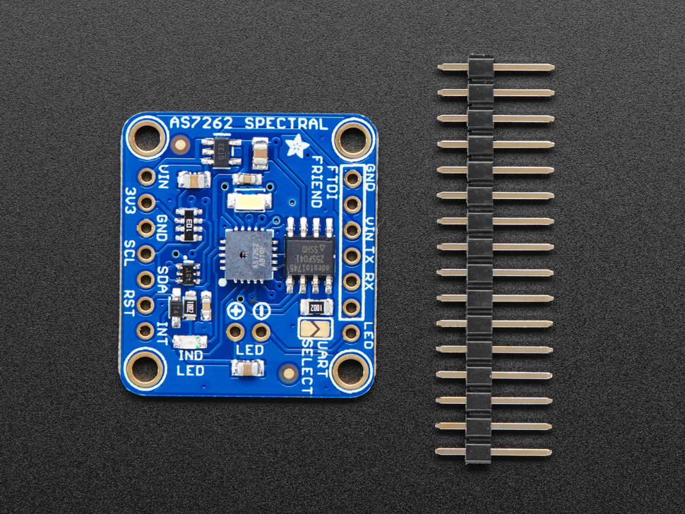 Adafruit AS7262 6-Channel Visible Light / Color Sensor Breakout (แท้จาก Adafruit, USA)