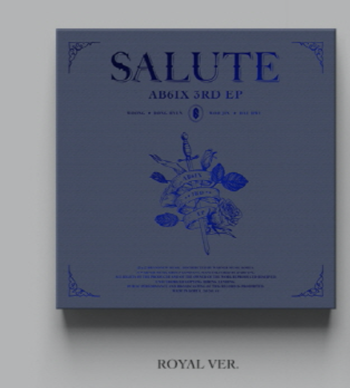 AB6IX - EP Album Vol.3 [SALUTE] หน้าปก ROYAL Ver. + โปสเตอร์ พร้อมกระบอกโปสเตอร์