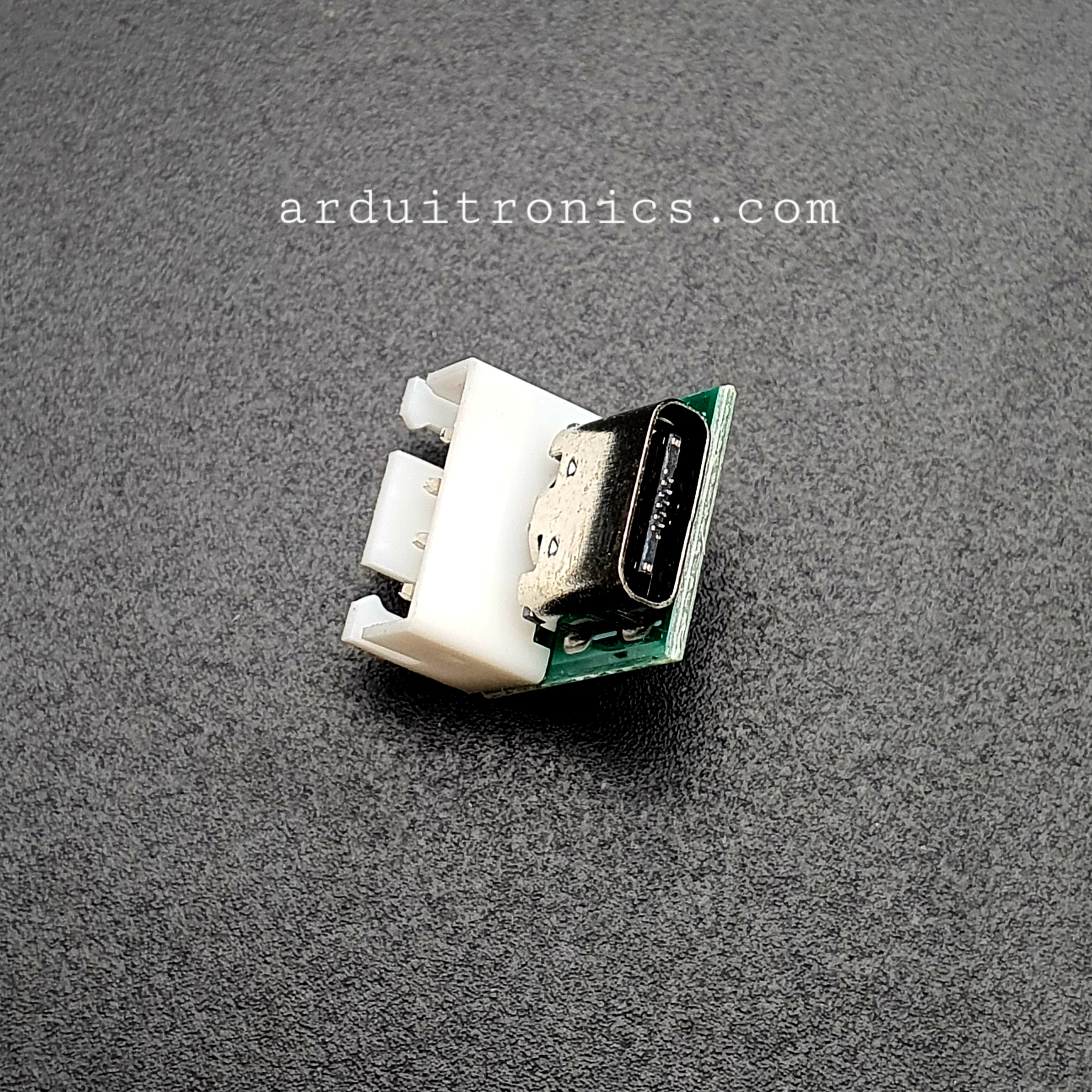 Tyep-C Female to DIP Converter Breakout + 4P XH2.54 Straight Pin