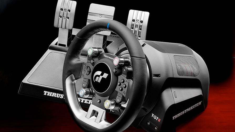 (รับประกันศูนย์ไทย1ปีเต็ม)จอยพวงมาลัยTHRUSTMASTER T-GT II รองรับทั้งPC PS4และPS5