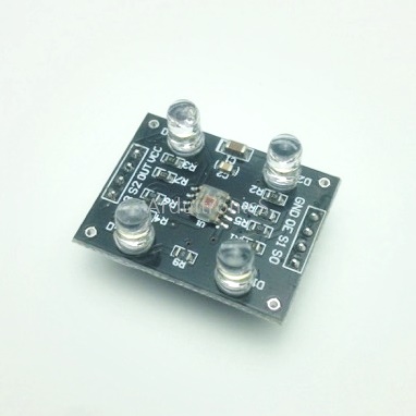 RGB Colour Sensor (TCS230/TCS3200) Black PCB สำหรับ Arduino