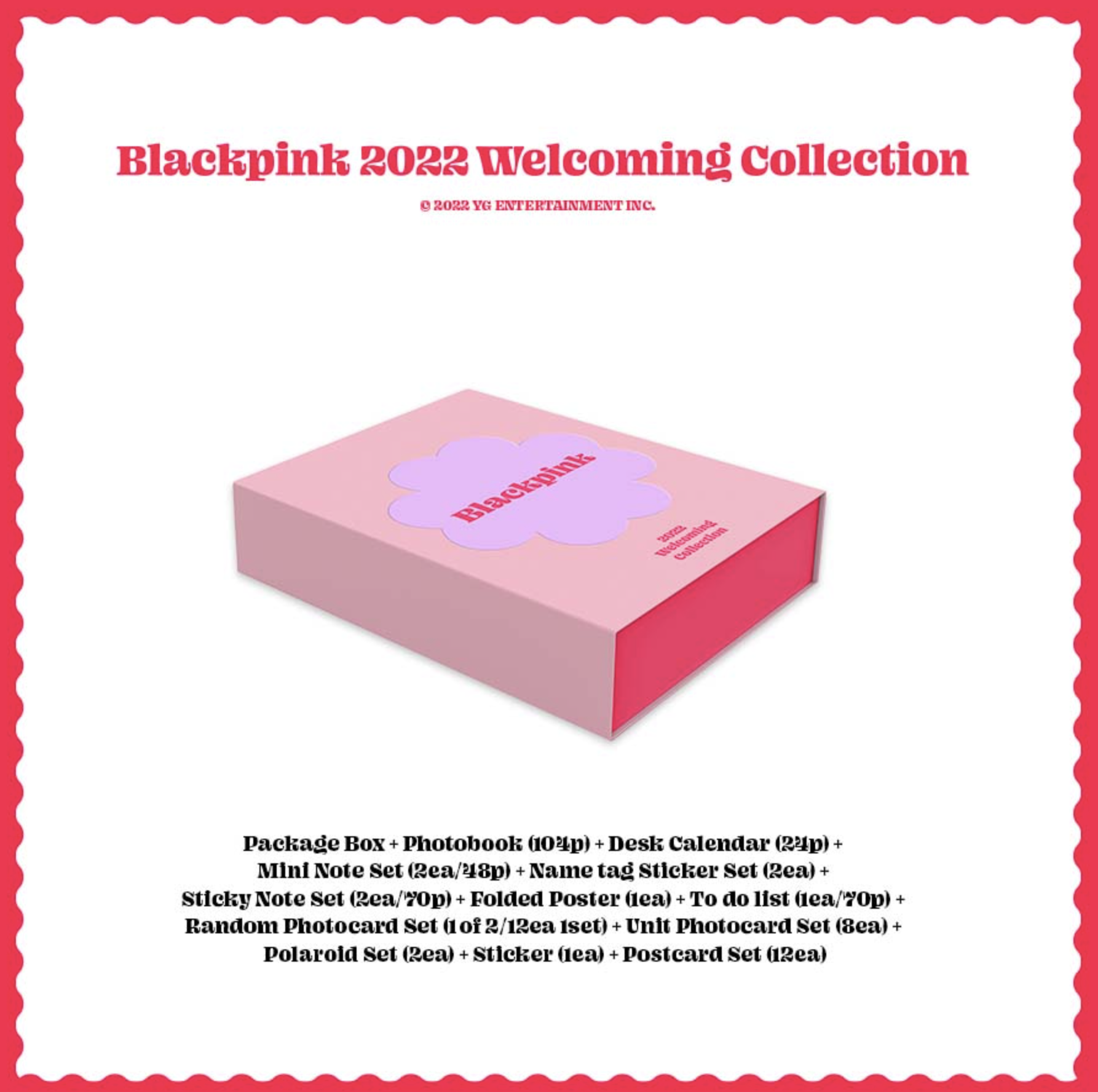BLACKPINK - BLACKPINK 2022 WELCOMING COLLECTION - ส่ง เครืองบิน