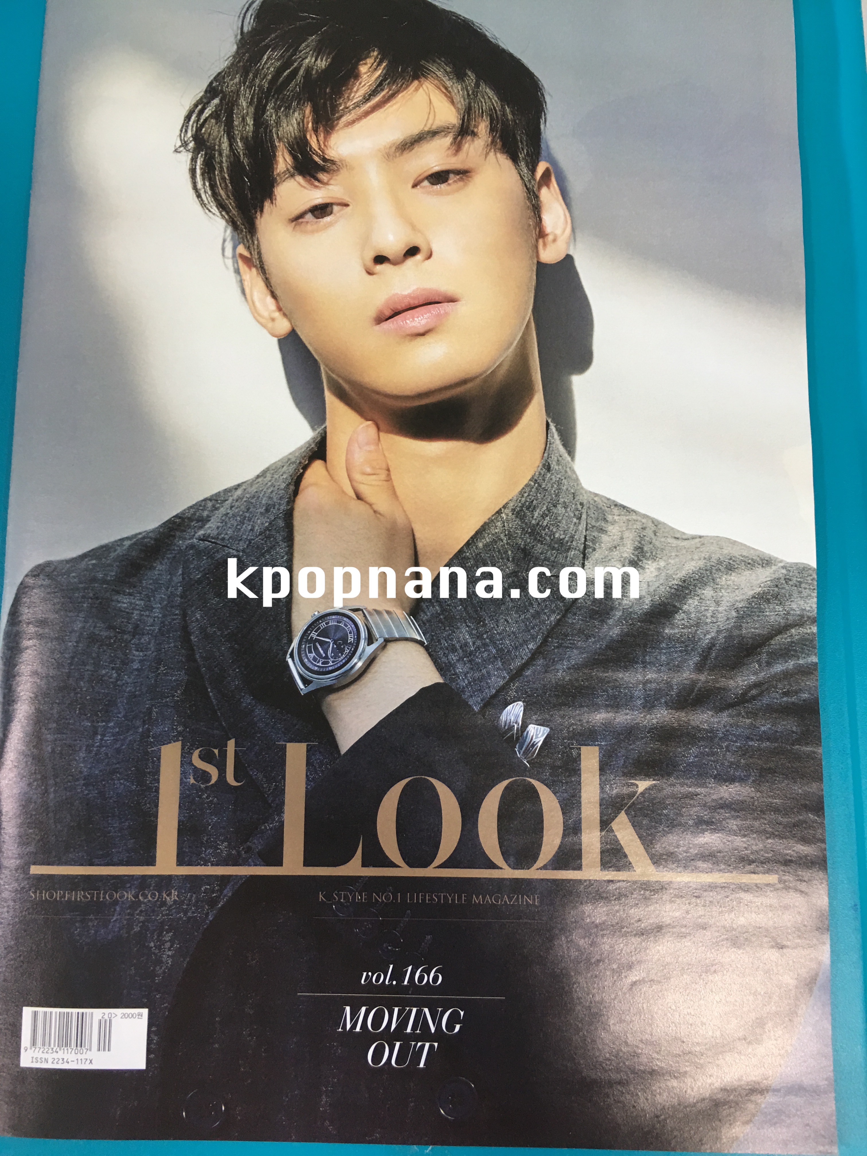 นิตยสาร 1st look no vol 166 หน้าปก Cha eun woo พร้อมส่ง