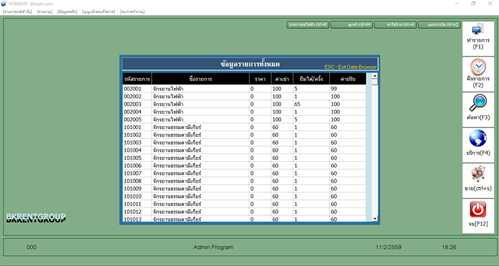 โปรแกรมร้านเช่าจักรยาน