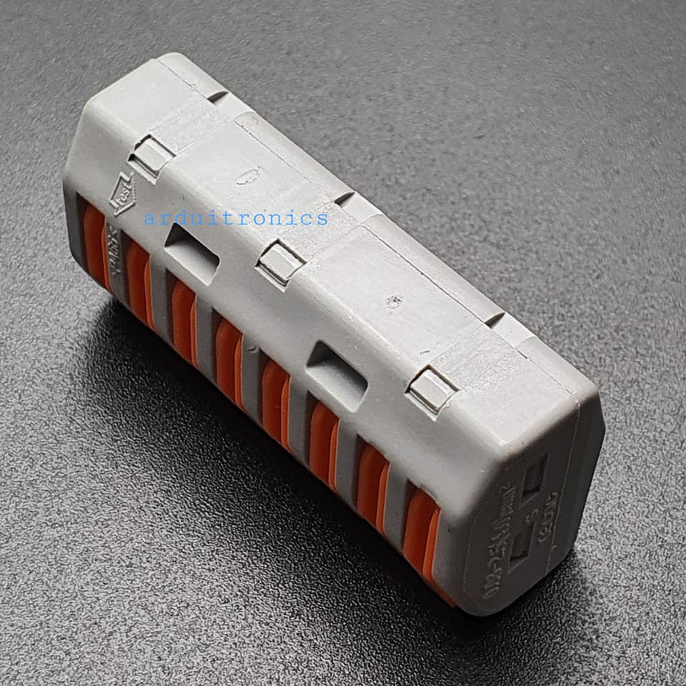 Terminal ต่อสายไฟแบบเร็ว 8 จุด Wire Connector Quick Terminal 0.75-4 Square Slitter PCT-218