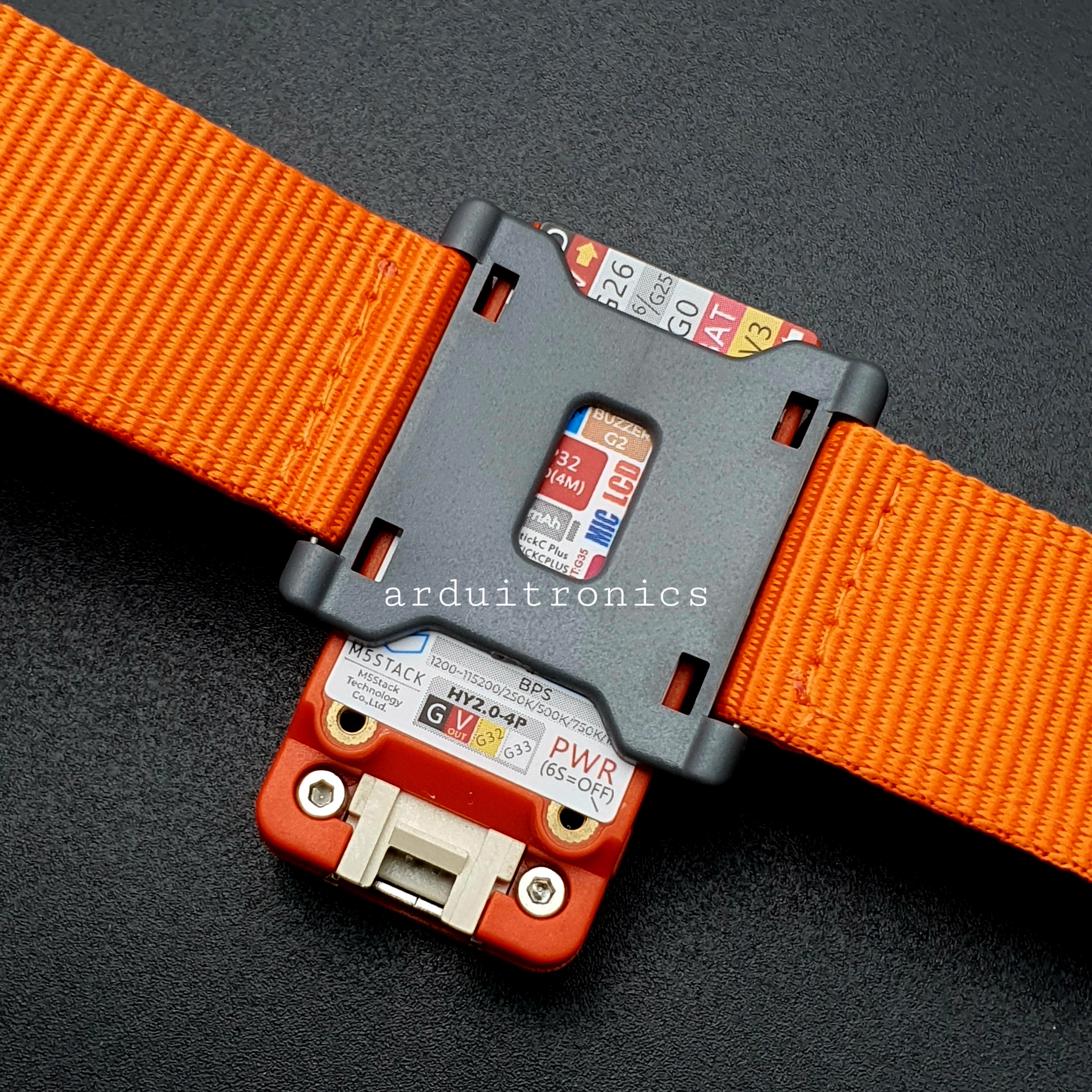 M5Stack M5StickC IoT (Watch) Development Kit + พร้อมสายนาฬิกาและฐานรอง (M5-WATCH STICKC PLUS)