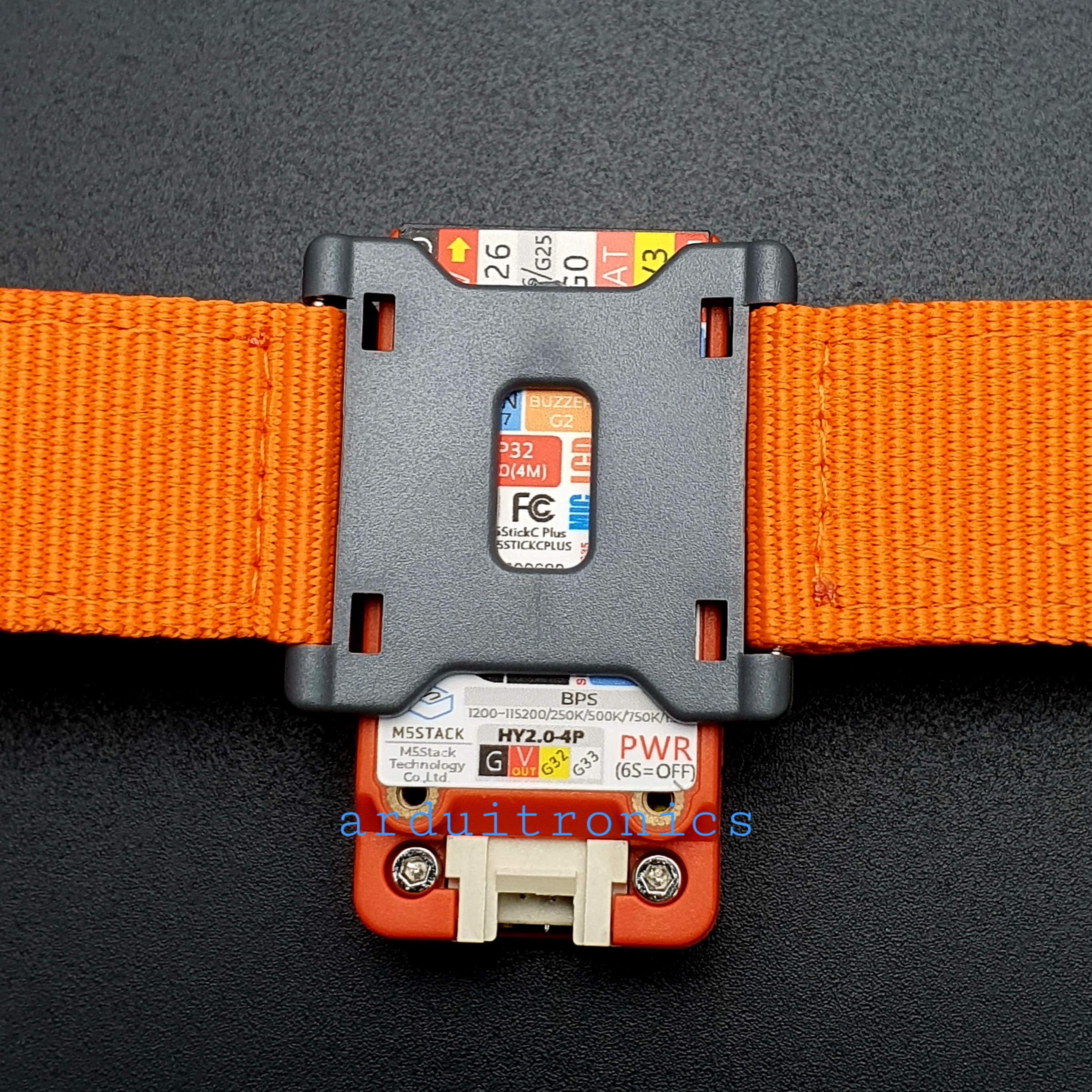 M5Stack M5StickC IoT (Watch) Development Kit + พร้อมสายนาฬิกาและฐานรอง (M5-WATCH STICKC PLUS)