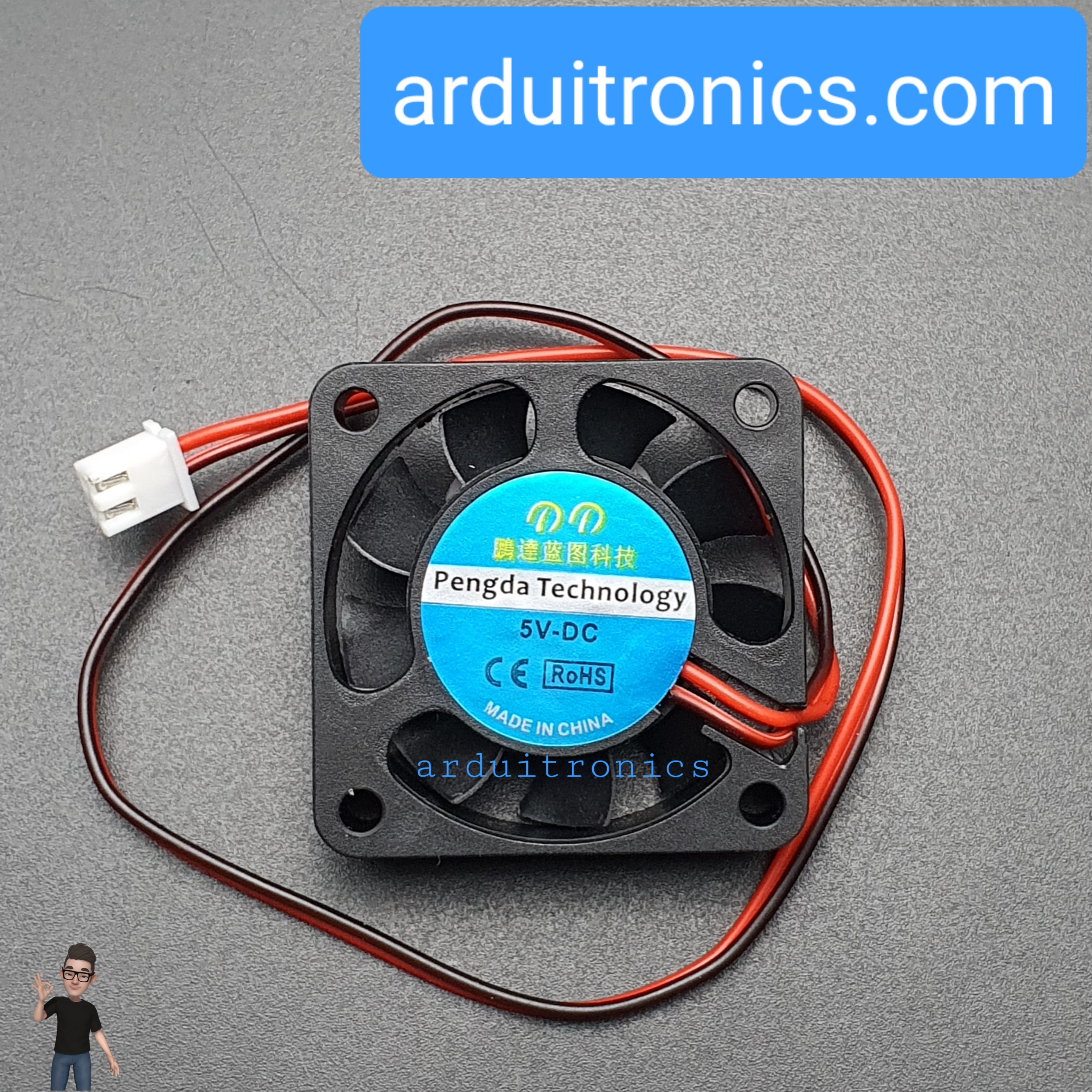 Cooling Fan 5V for Raspberry Pi พัดลมระบายความร้อน (13200rpm)