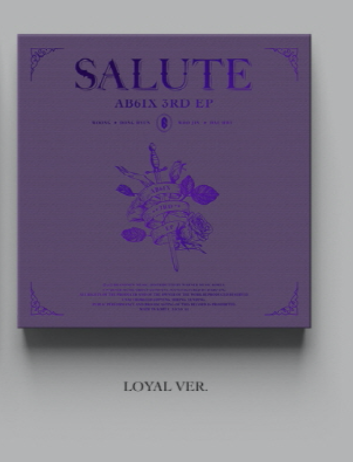 AB6IX - EP Album Vol.3 [SALUTE] หน้าปก LOYAL Ver. + โปสเตอร์ พร้อมกระบอกโปสเตอร์