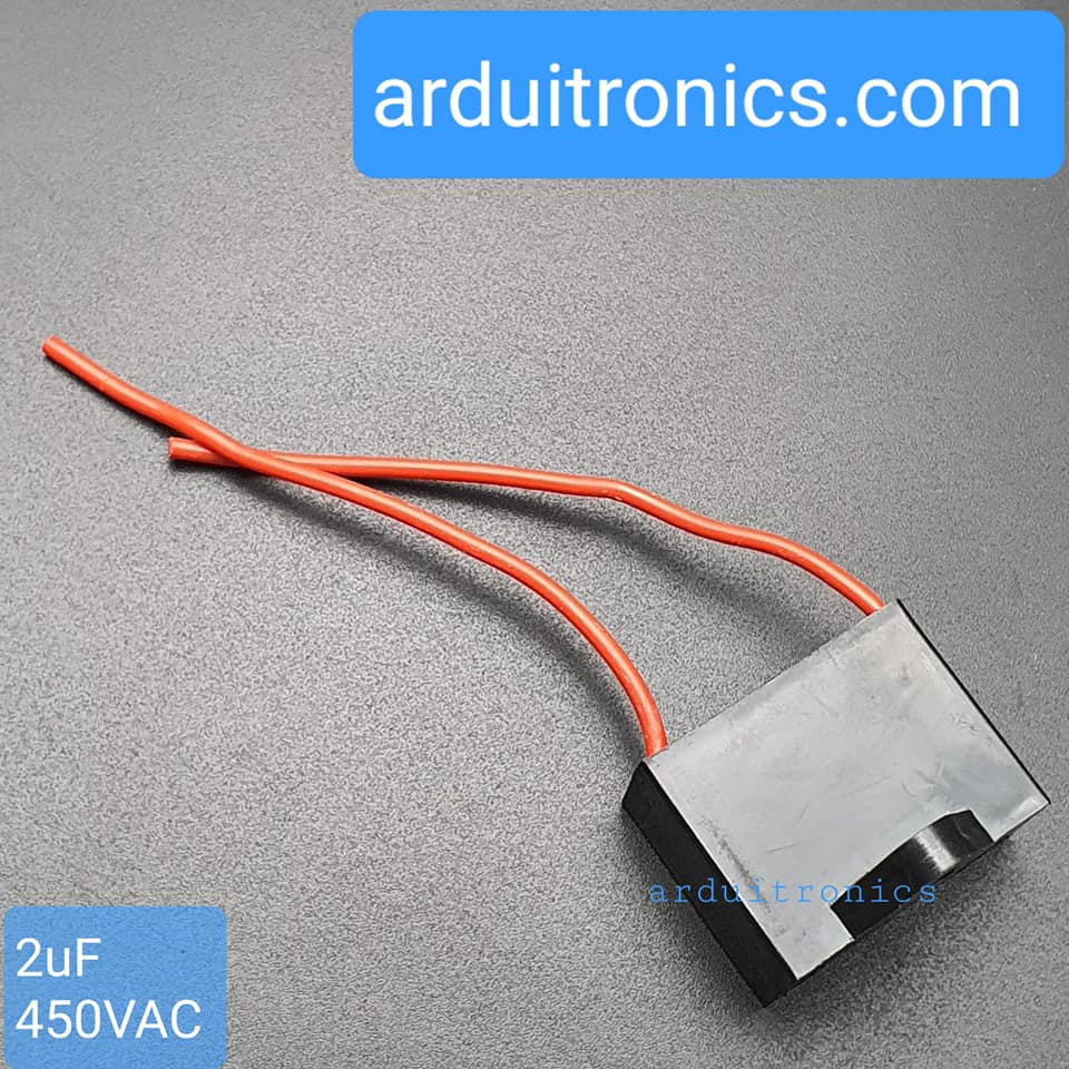 Fan Capacitors คาปาซิเตอร์พัดลม C พัดลม ตัวเก็บประจุพัดลม 450V 2 uF
