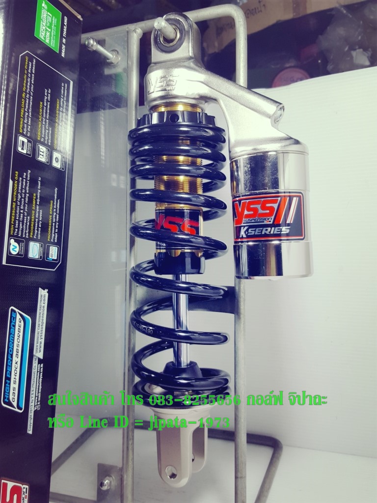 (Click,Mio) โช้คอัพหลังเดี่ยว YSS รุ่น K Series สำหรับ Honda Click,Scoopy i,Mio