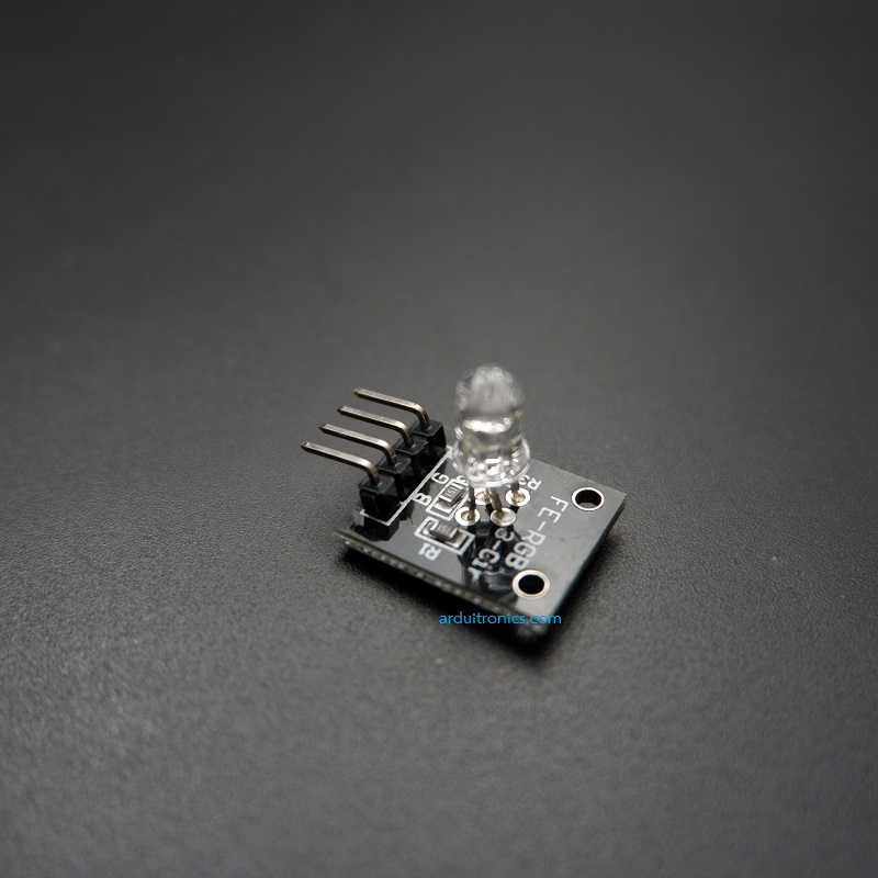 RGB LED 5mm Module (Common Cathode) KY-016 - Arduino, Raspberry Pi ...