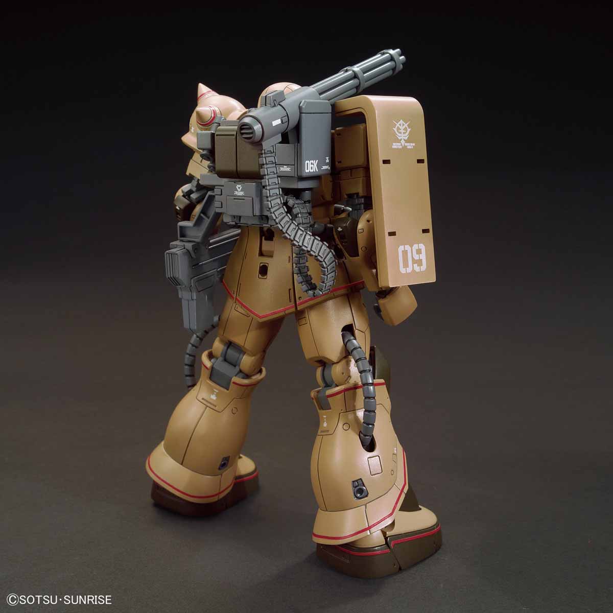 HG 1/144 MS-06CK Zaku Half Cannon