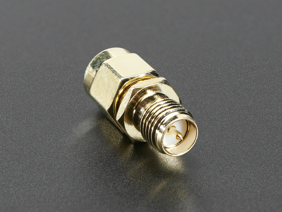 RP-SMA Jack to SMA Plug RF Adapter (คุณภาพสูง นำเข้าจาก Adafruit,USA)
