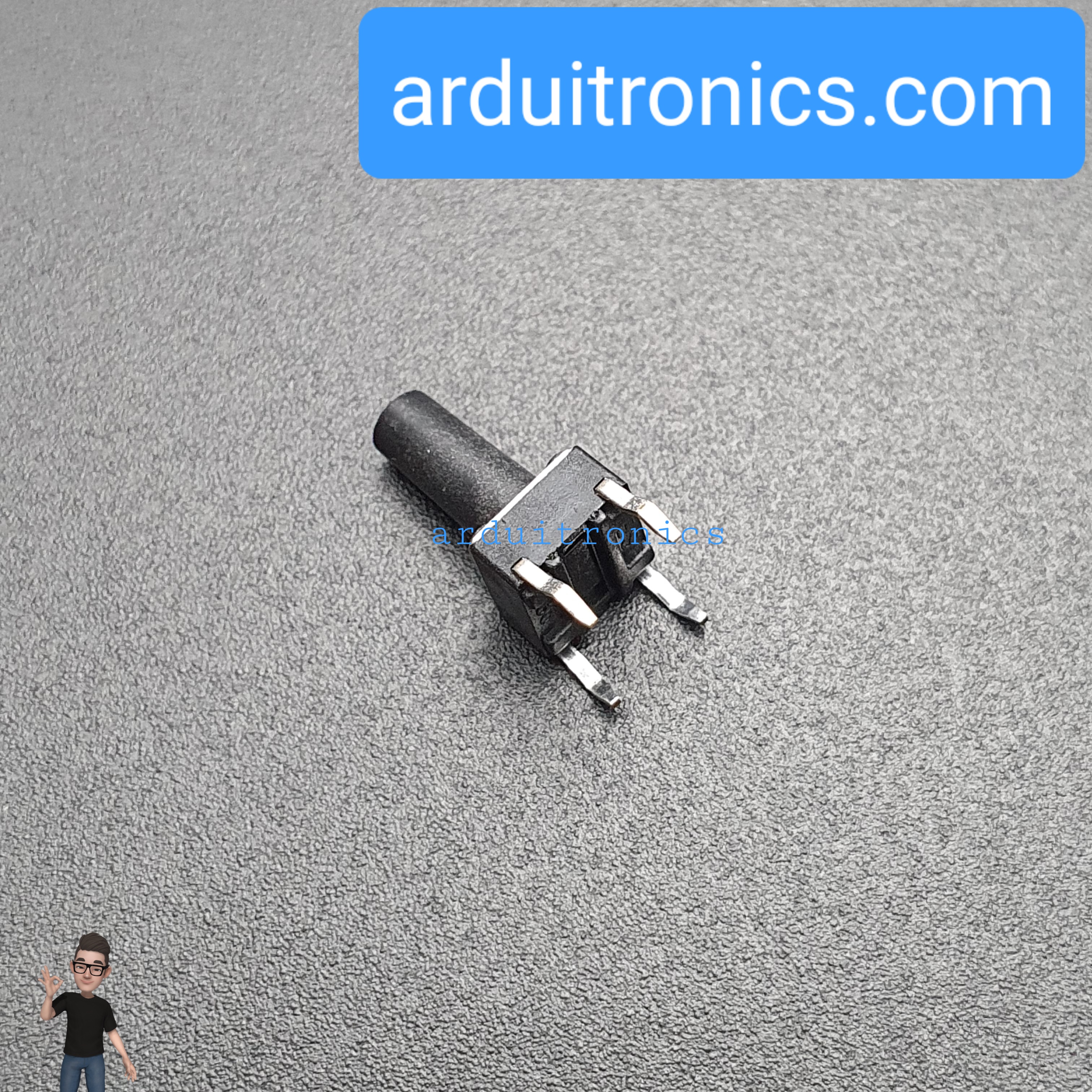 Tact Switch 6X6x11.5mm ไมโครสวิตช์ กดติดปล่อยดับ (หัวกลม)