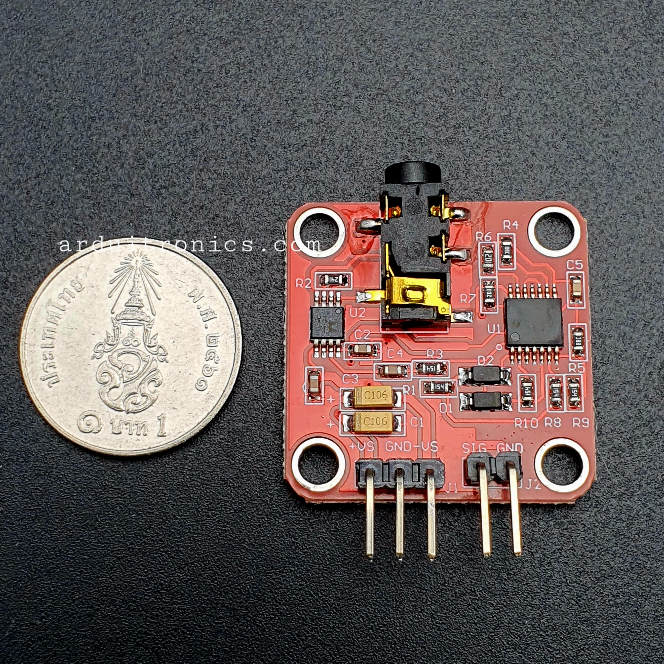 EMG Muscle Sensor Module + Free Electrode Pads