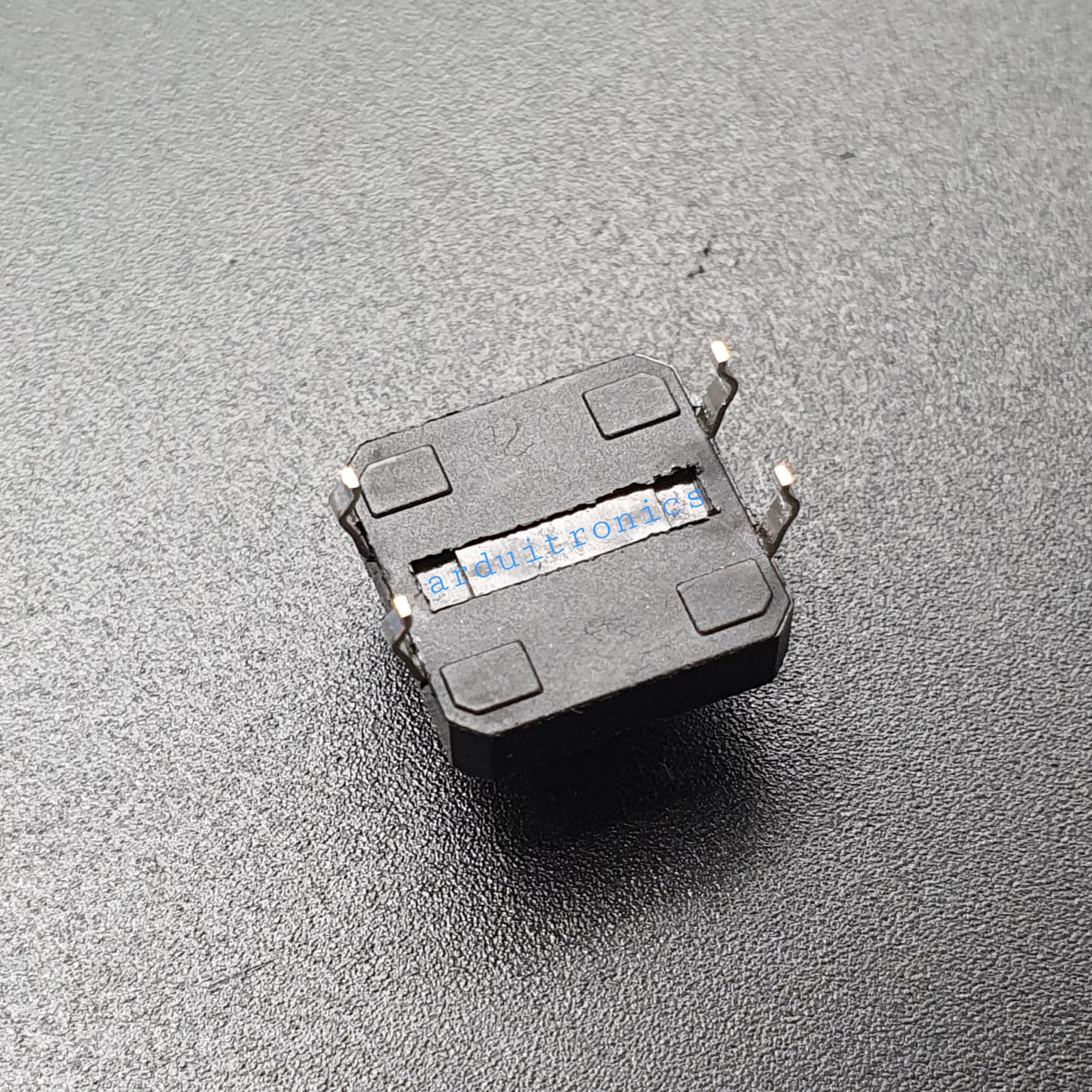 B3F Switch with Blue Round Switch Cap สวิตช์กดติดปล่อยดับพร้อมฝาครอบกลมสีน้ำเงิน ขนาด 12x12mm แพค 5 ตัว