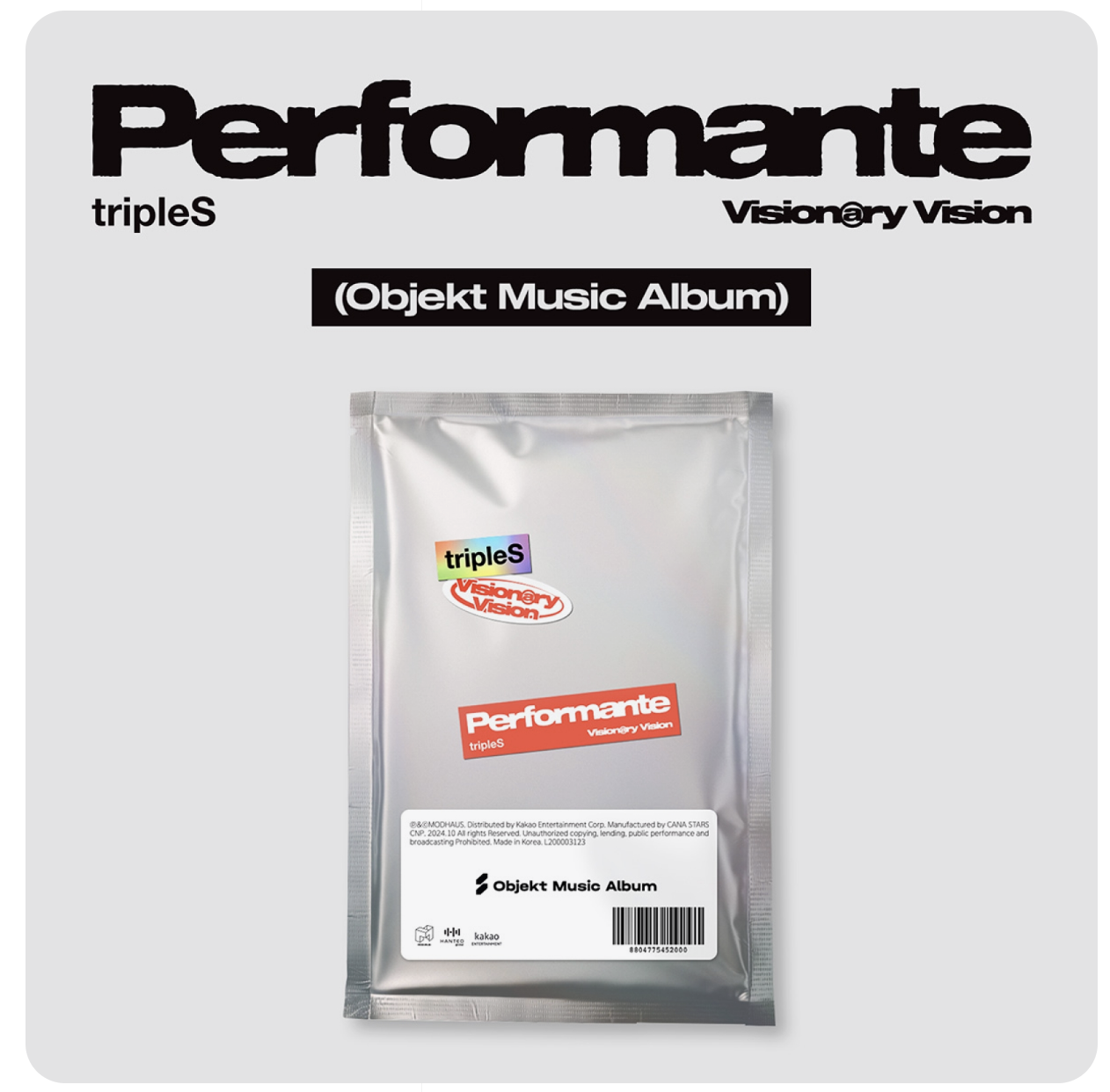 tripleS - Album [Visionary Vision <Performante>] แบบ Objekt Music Album