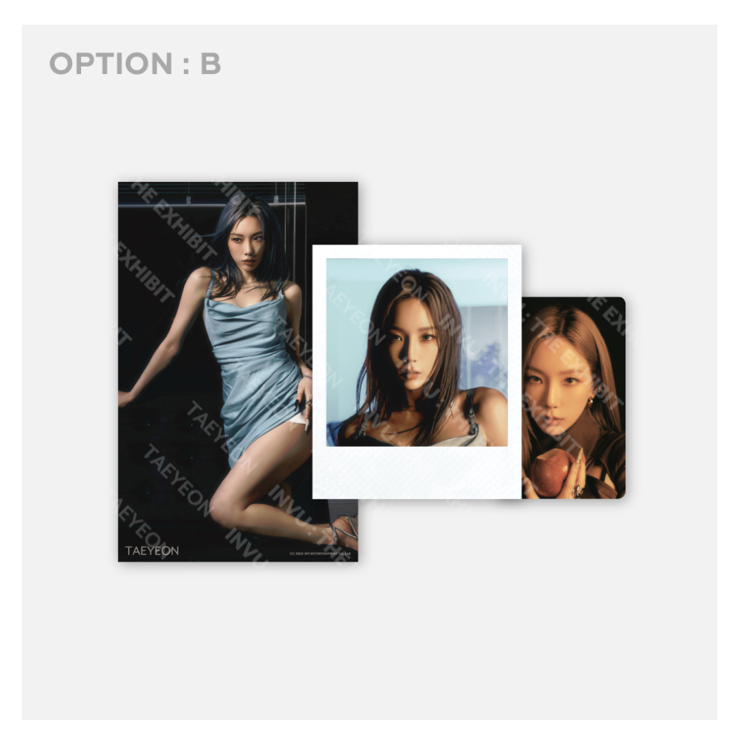 TAEYEON - INVU : THE EXHIBIT - Photo set แบบ B ver