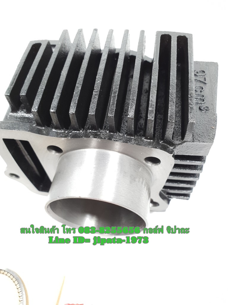 (Dream 100) ชุดเสื้อสูบพร้อมชุดลูกสูบแหวนครบชุด Honda Dream 100 C100 เสื้อเหล็ก (50 มม.) งานเกรดเอ