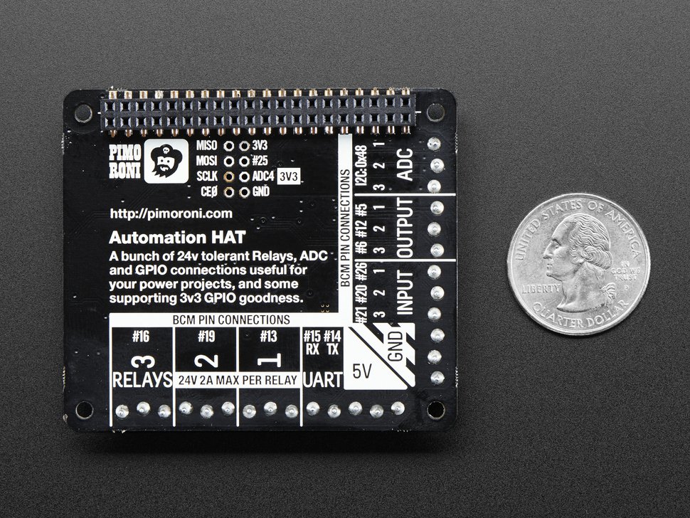 Pimoroni Automation HAT for Raspberry Pi (ของแท้จาก Adafruit, USA)