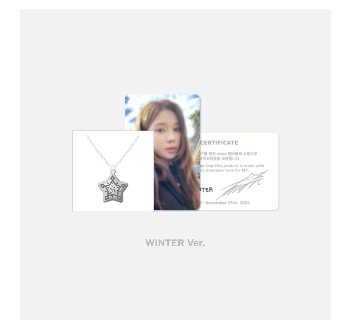 aespa - aespa Debut 2nd Anniversary MD -Necklace แบบ winter