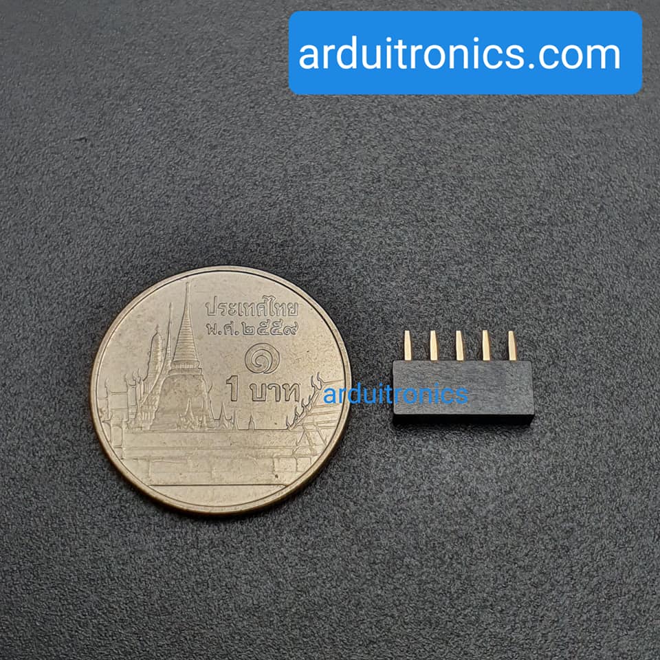 1x5P 2.0mm H4.3mm Pitch Single Row Female
