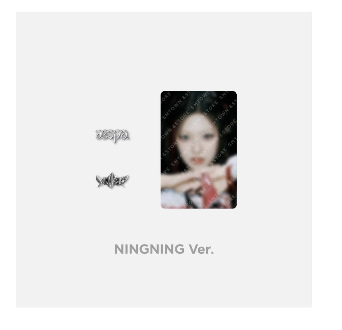 aespa - my world md - Logo badge - ningnign