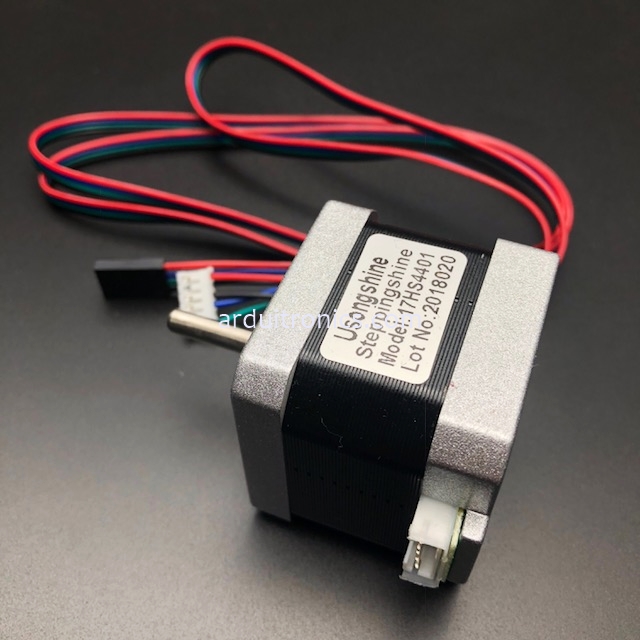 Stepping Motor แรงบิด 0.42 N.m - 1.7A (17HS4401) พร้อมสาย connector