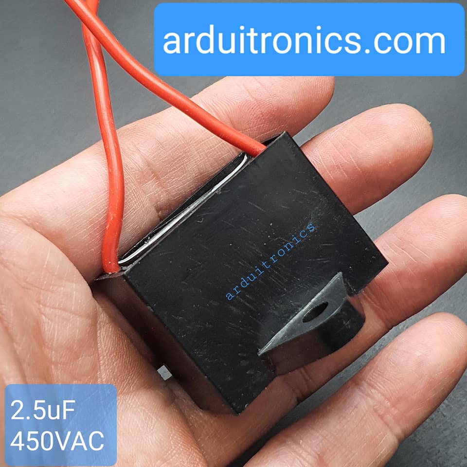 Fan Capacitors คาปาซิเตอร์พัดลม C พัดลม ตัวเก็บประจุพัดลม 450V 2.5 uF