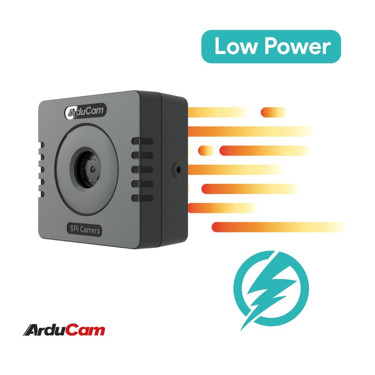 Mega 5MP SPI Camera Module with Autofocus Lens for Any Microcontroller