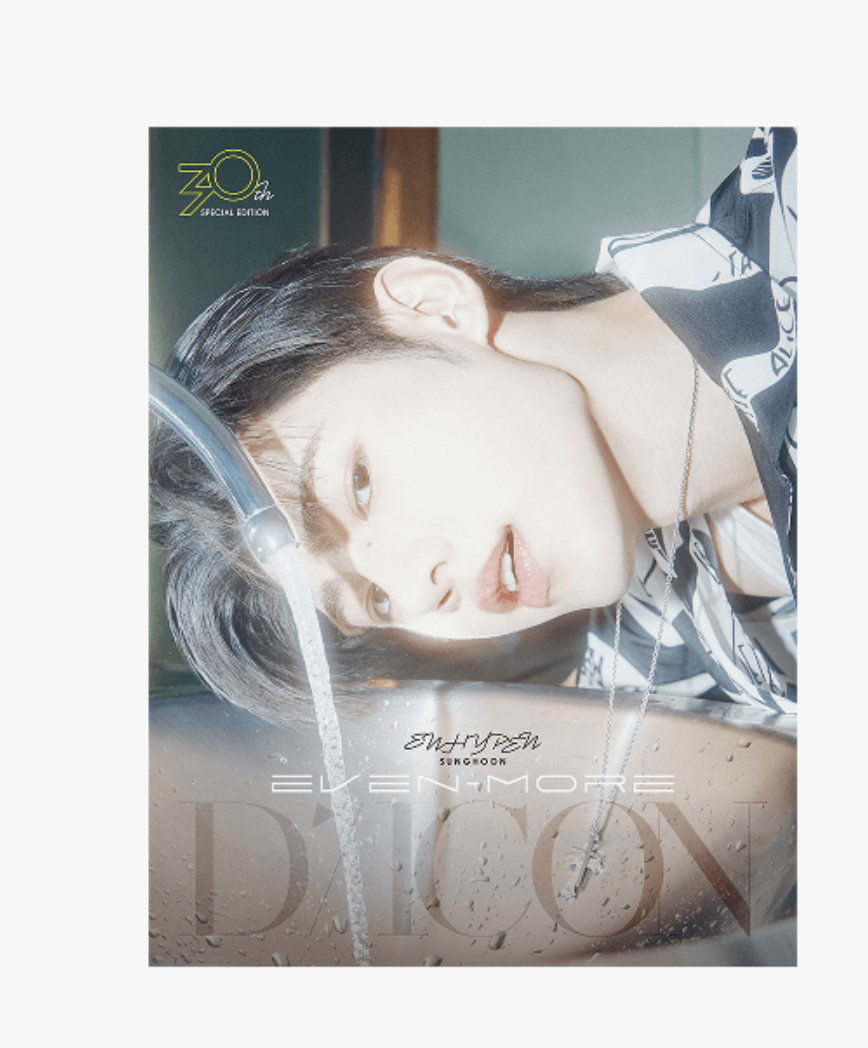 Enhypen -DICON VOLUME N°30 SPECIAL EDITION ENHYPEN EVEN-MORE B Type. -SUNGHOON - ส่งเรือ