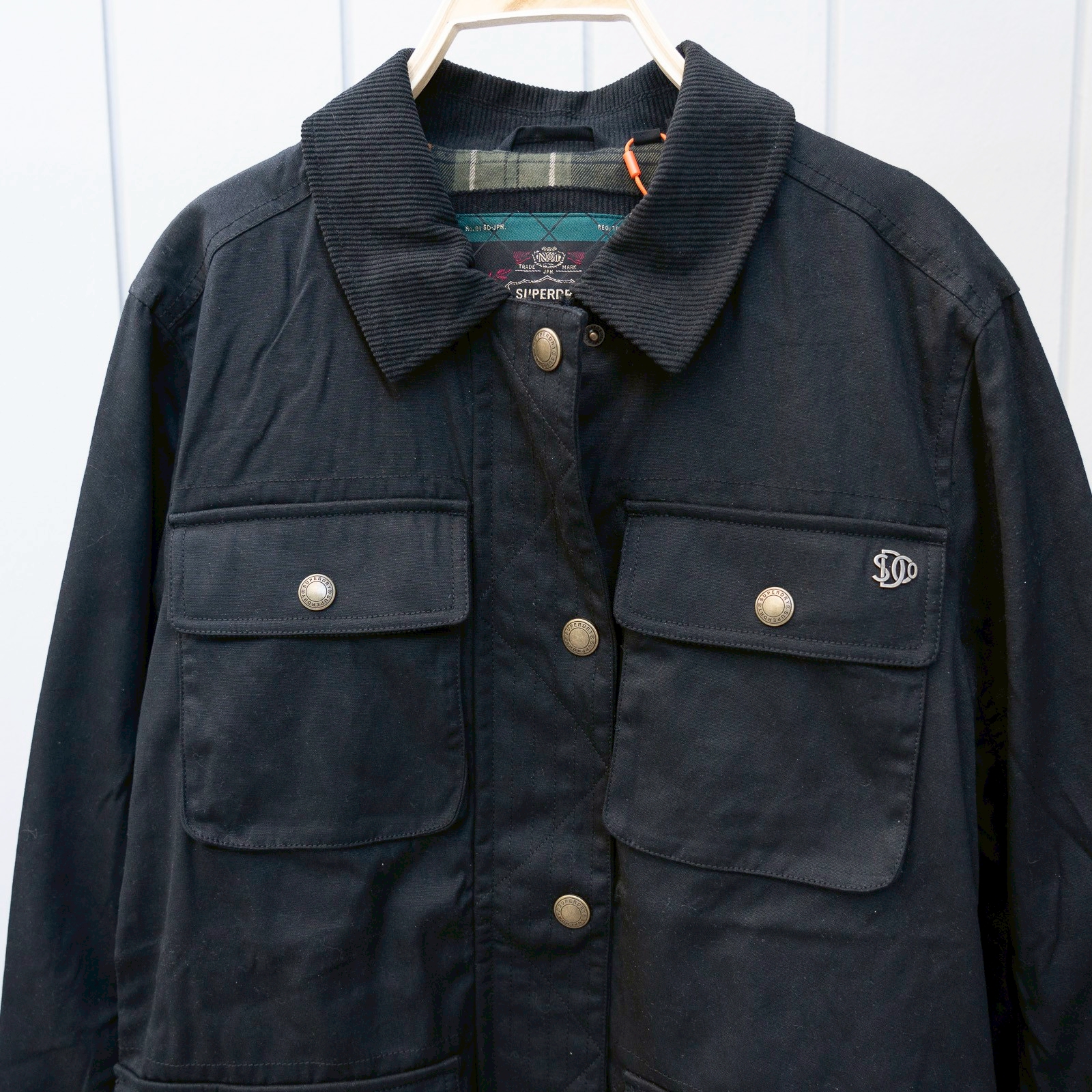 Superdry Wax Jacket – Black