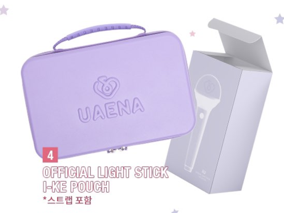 IU - 2024 IU HEREH WORLD TOUR CONCERT ENCORE : THE WINNING] MD -Light Stick Pouch