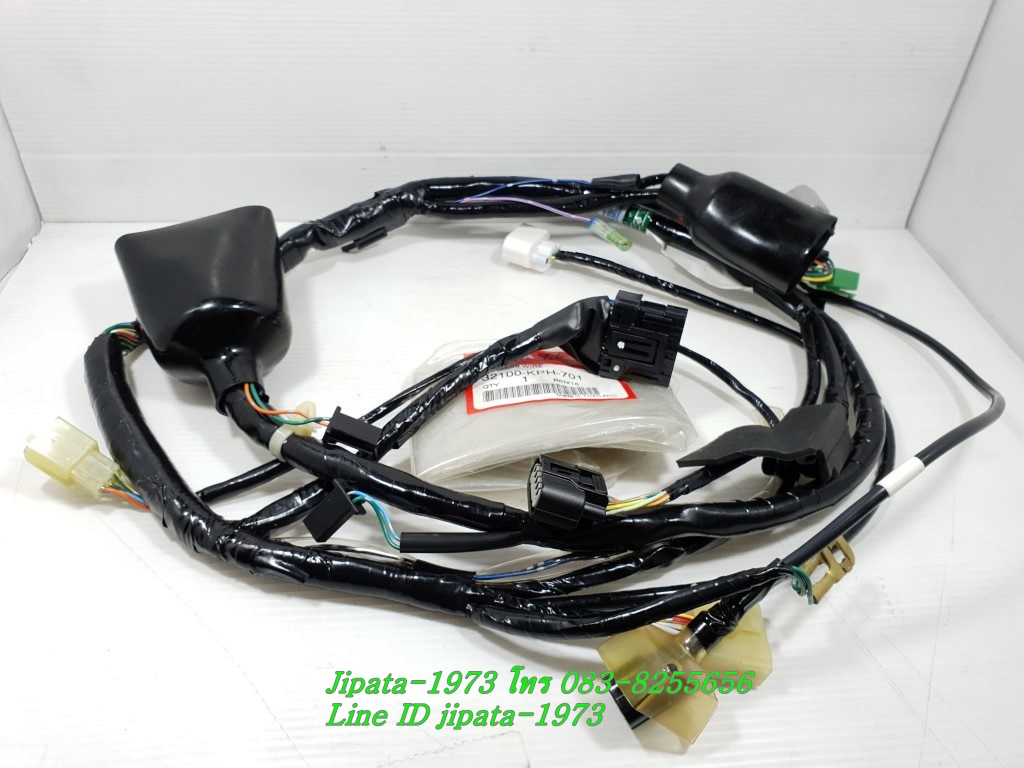 (Wave 125 i) ชุดสายไฟเมน Honda Wave 125 i ปี 2005 ไฟเลี้ยวบังลม แท้