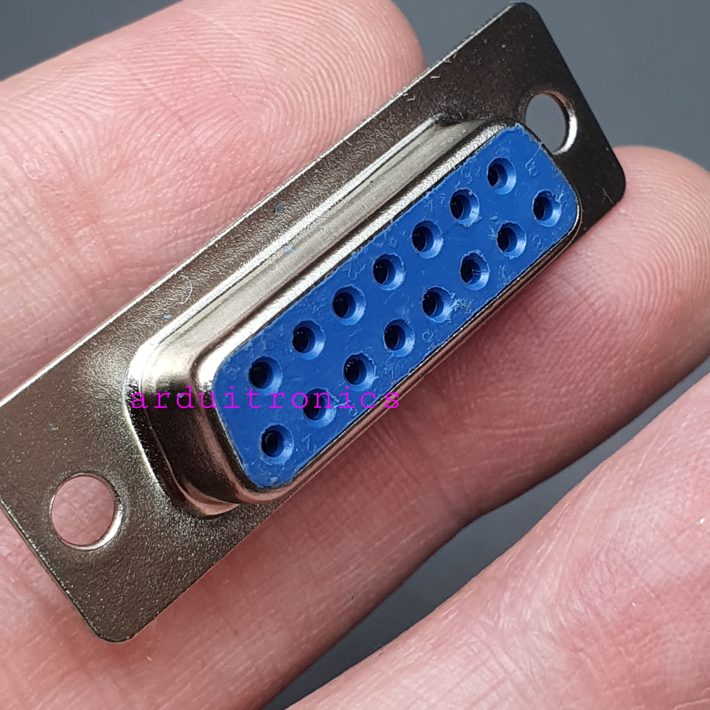 DB15 Female Head DB15 ตัวเมีย 2 แถว จำนวน 1 หัว