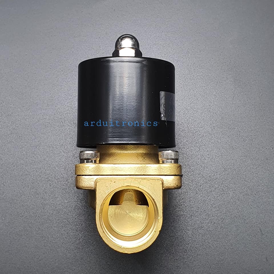 โซลินอยวาล์ว ทองเหลือง (Solenoid Valve Normally Closed) 6 หุน (3/4") 24V - ยี่ห้อ Senya 2W-200-20