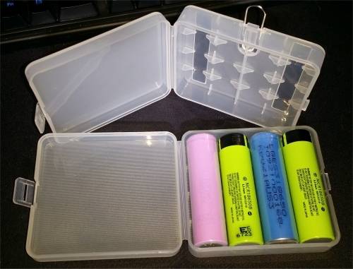 18650 Battery Box กล่องเก็บรักษาแบตเตอร์รี่ 18650 ใส่ได้ 4 ก้อน (สินค้าไม่รวมถ่าน)