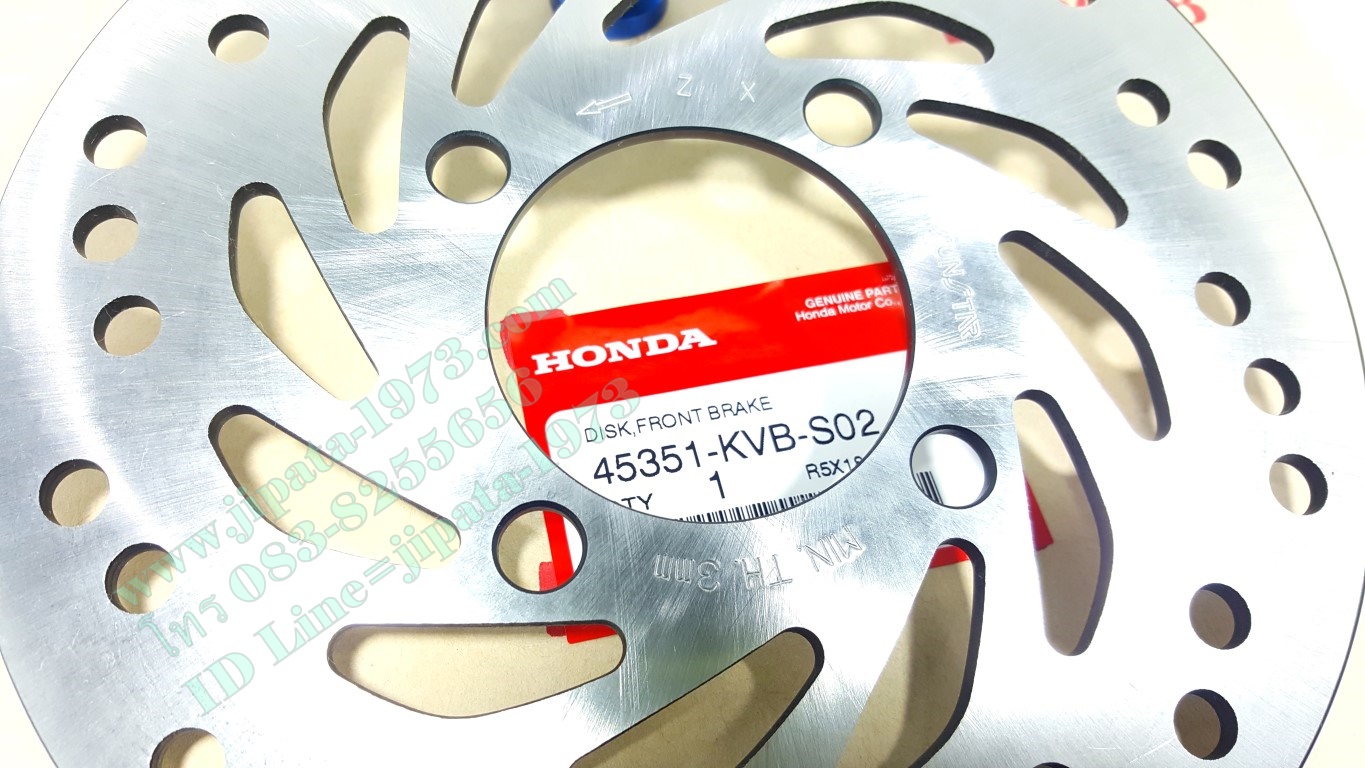 (Click,Scoopy) จานเบรคหน้า Honda Click,Scoopy i แท้