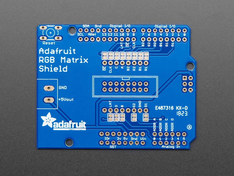 Adafruit RGB Matrix Shield for Arduino (ของแท้จาก Adafruit, USA)