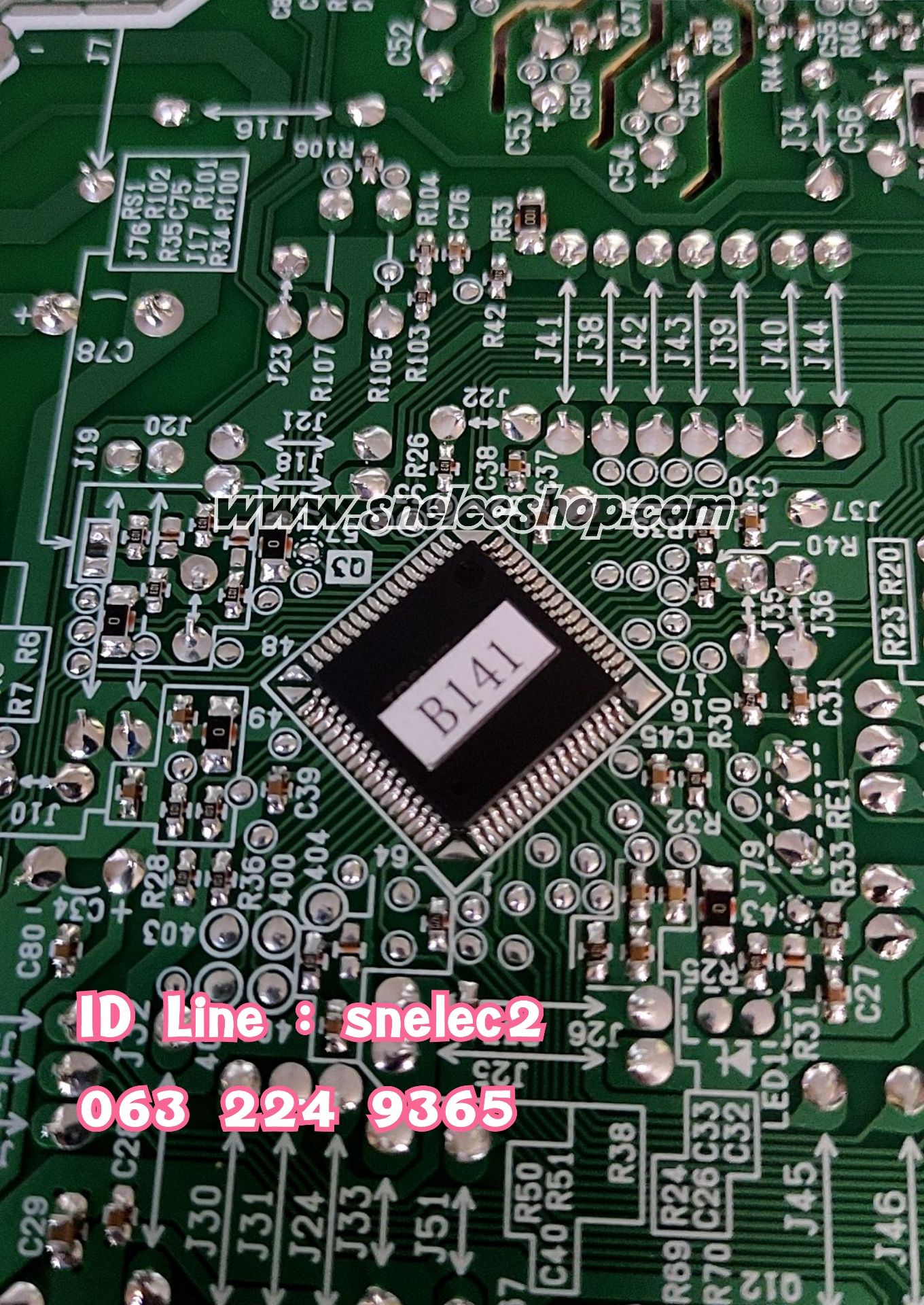 บอร์ดตู้เย็น โตชิบา อินเวอร์เตอร์ รุ่น GR-A25KUBZ , GR-A28KUBZ พาร์ท 44T60750U รุ่น GR-A25KS พาร์ท 44T60750U ไอซีที่ใต้แผงวงจร.เบอร์ B141 ใช้แทน 4530 ได้ (ใช้กับคอมเพรสเซอร์ IN ของ gmcc)