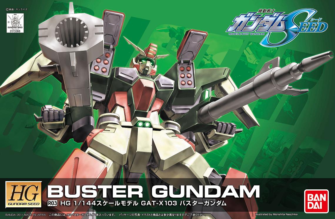 HG 1/144 R03 GAT-X103 Buster Gundam