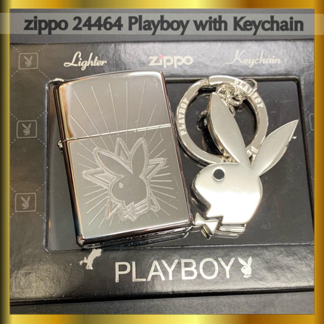 ไฟแช็ค zippo Playboy with keyhain ของแท้อเมริกา สินค้าคอลเลคชั่นพิเศษ