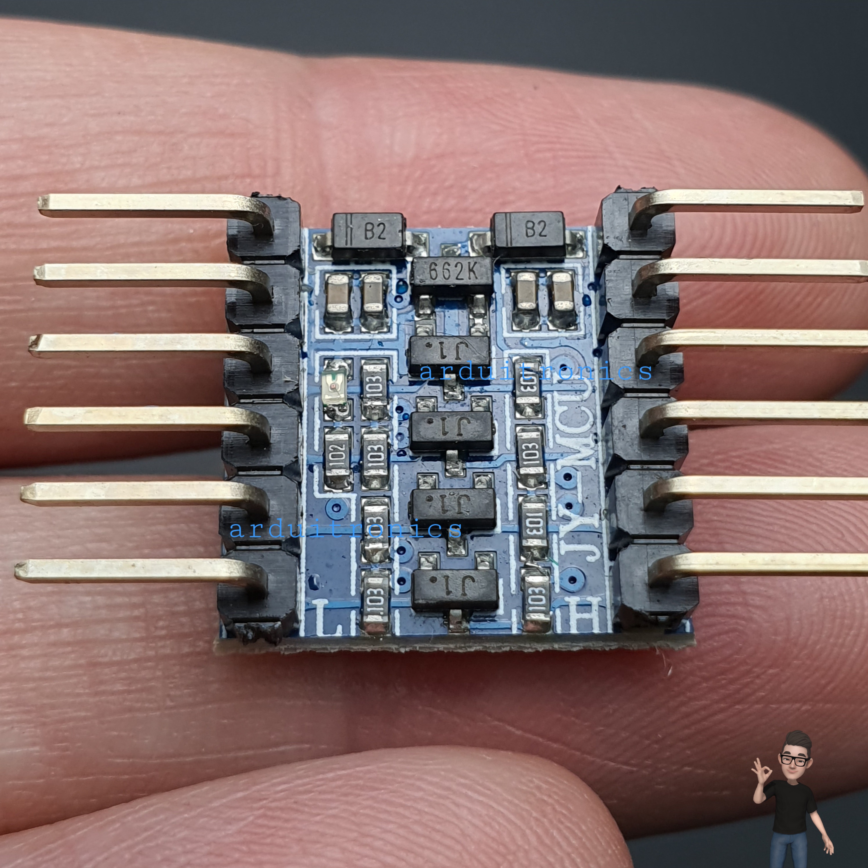 4-Channel Bi-directional Logic Level Converter 3V to 5V (หรือ 5V to 3V)