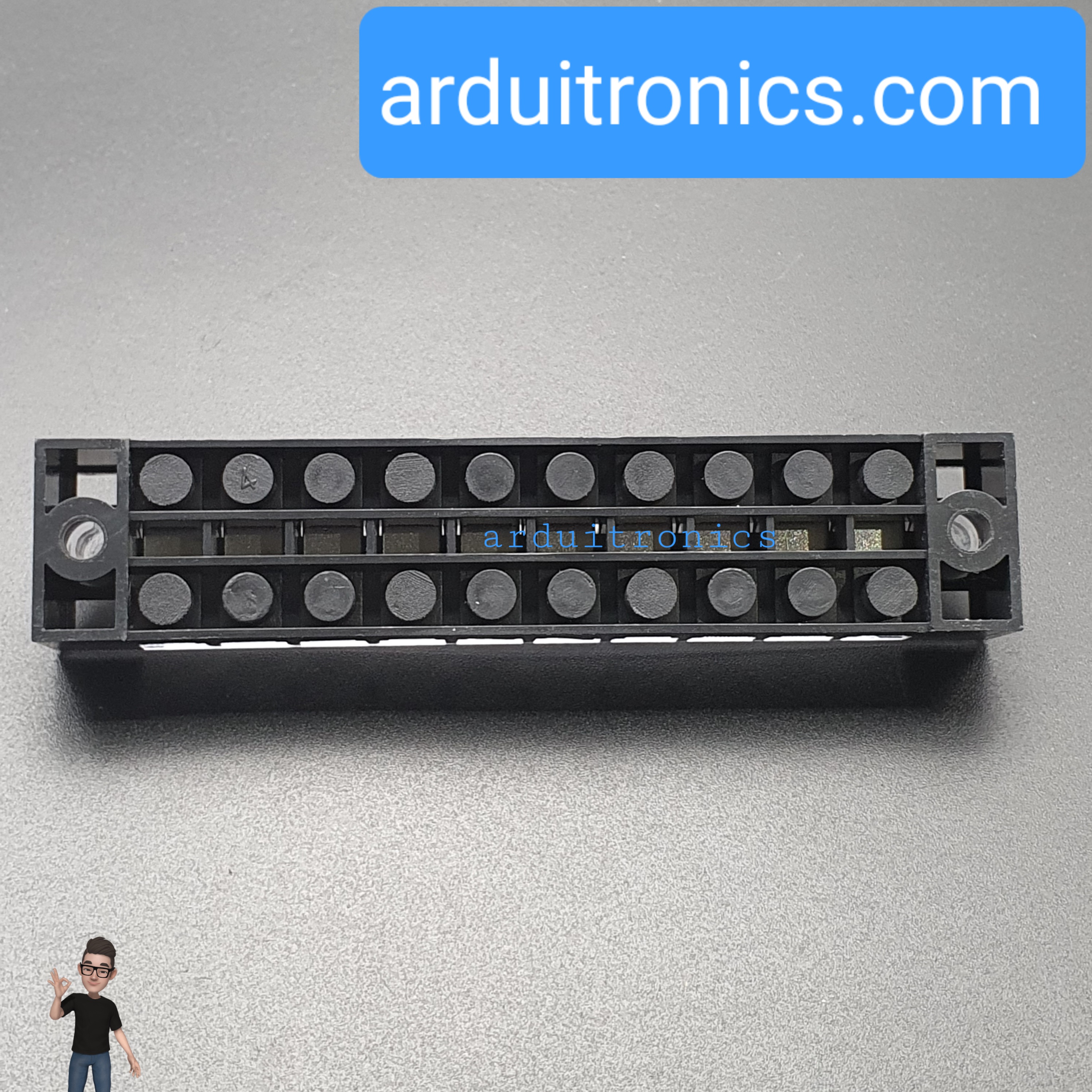 ขั้วต่อ Terminal Block TB-1510 (15A) แบบ 10 ช่อง