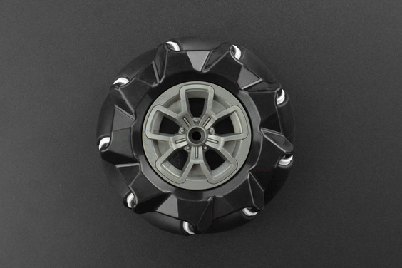 Black Mecanum Wheel (97mm) - Left (แท้จาก DFRobot)