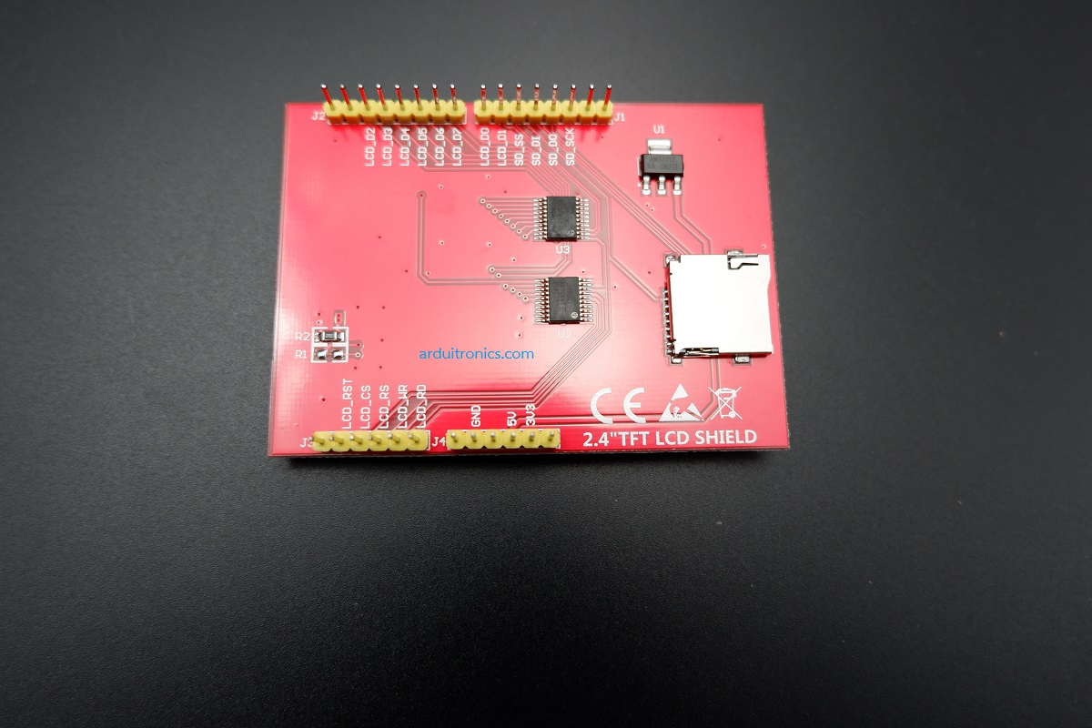 LCD TFT 2.4 inch Touch Screen Color Screen Module with Stylus (SD card) For Arduino UNO