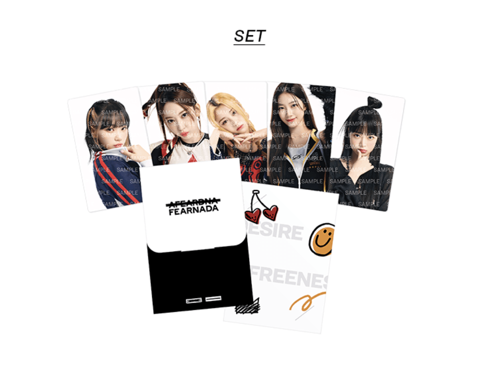 LE SSERAFIM -LE SSERAFIM 'FEARNADA' 2023 S/S MD - Photo Card แบบ A ver