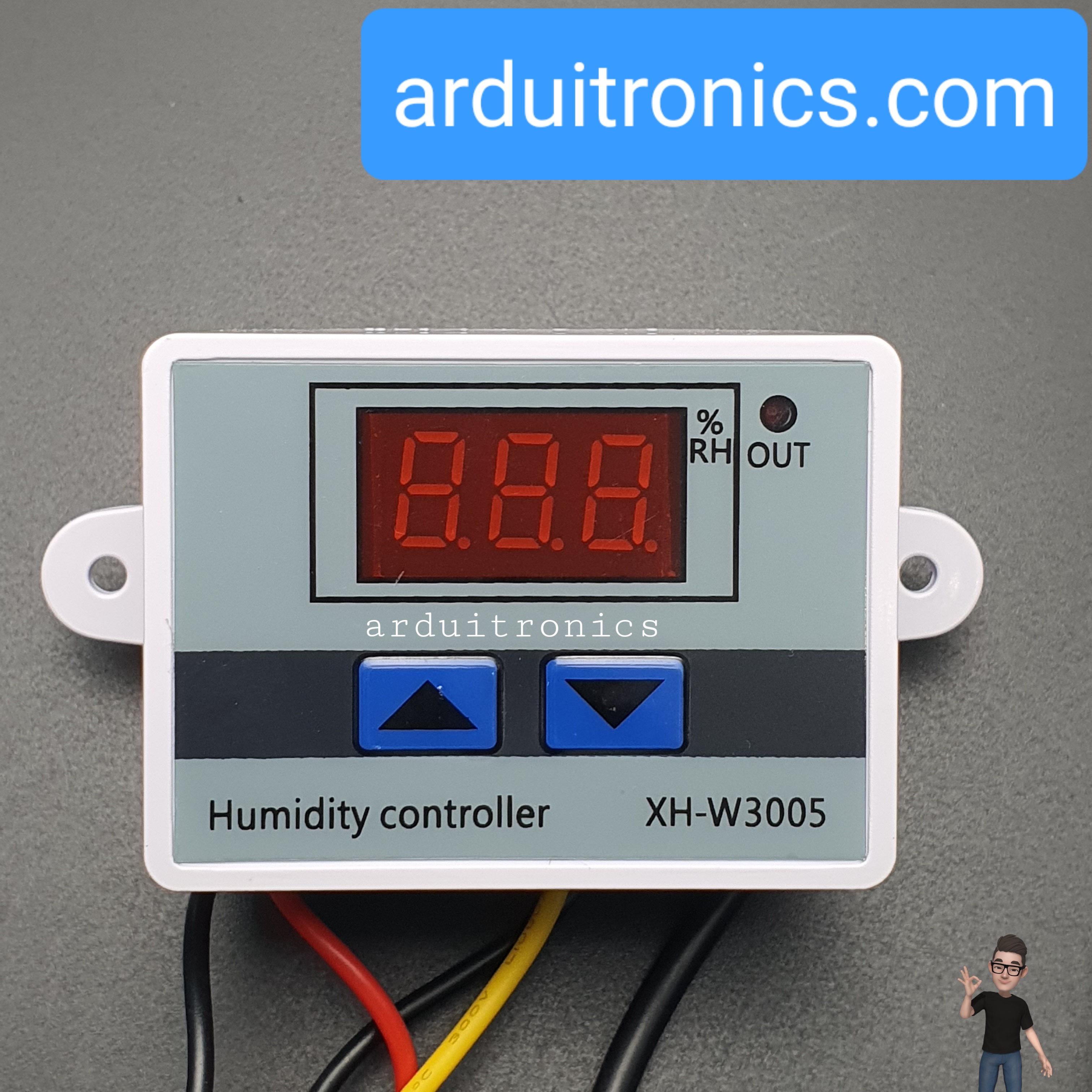 Digital Humidity Controller 220VAC 1500W (XH-W3005) - Arduino ...